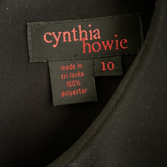 Black Cynthia Howie dress, 10 - Picture 6 of 8